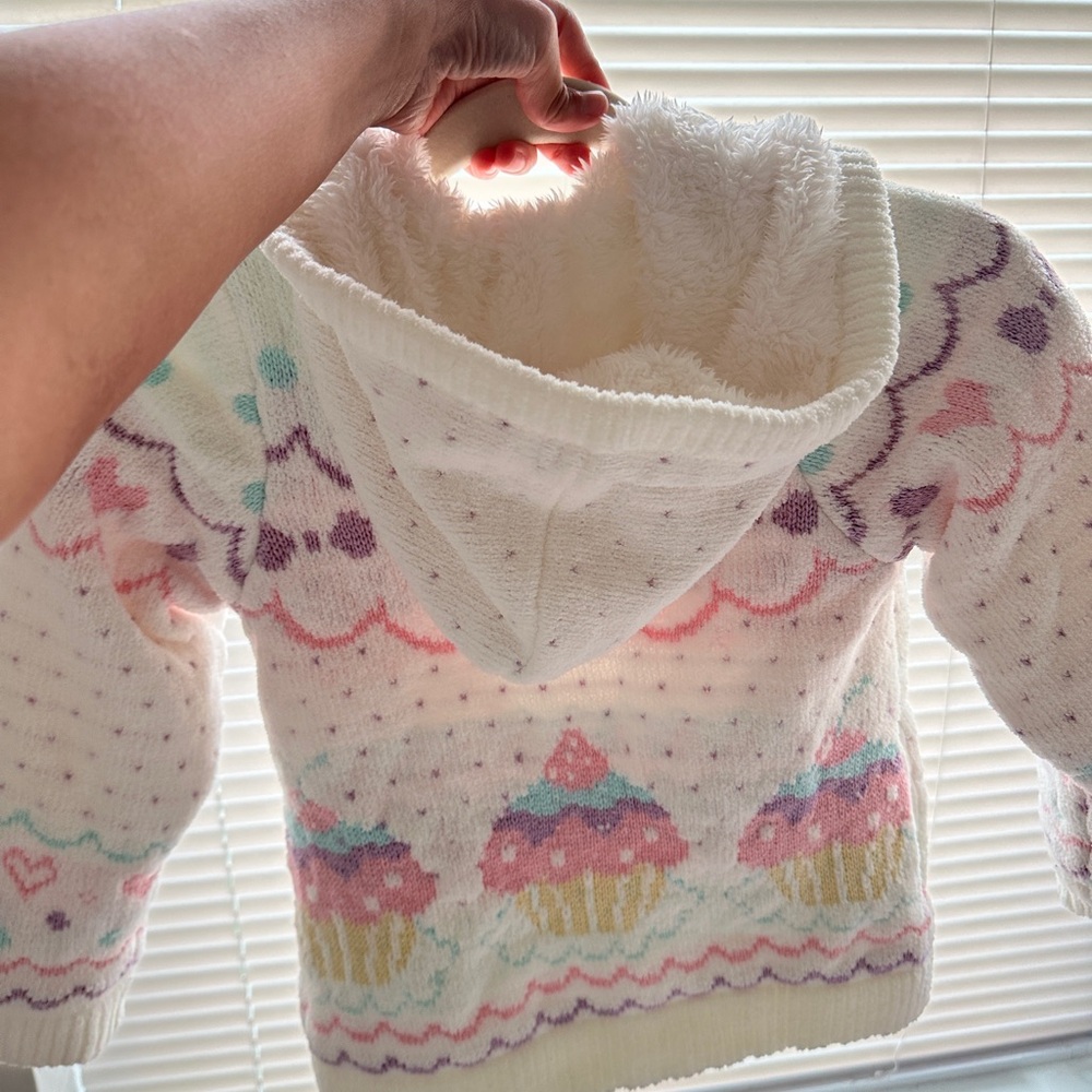 Kawaii VTG Style Japanese Brand Mezzo Piano Little Girls Cardigan